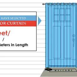 flipkart smartbuy 214 cm (7 ft) Door Polyester Semi Transparent Curtain (Pack Of 2) image 3