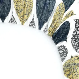 Multicolor Geometric 300 TC Woolen Fleno Fitted Bedsheet With 2 Pillow Covers by YaAkholic image 5