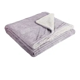 Nivasam Grey Ribbed Double Sided Double King Duvet Cover-image-2