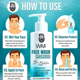 venvo Sea Hydration Men Deep Ocean Hydrating Clean Face Wash image 4