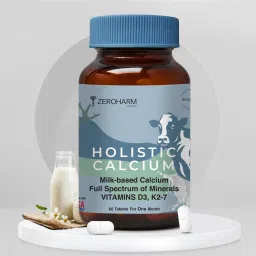 ZEROHARM Holistic Calcium Tab Vitamin D3, K2-7-For Joint Support & Bone Strength-picture-24