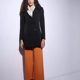 vero moda Women Solid Double Breasted Casual Blazer-picture-16