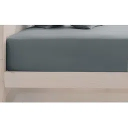 Aurave Grey 400 TC King Bedsheet With 2 Pillow Covers image 4