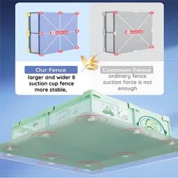 hukimoyo 120*120cm Playpen for Babies Kids Fence Baby Play Area Indoor Portable Playpen image 5