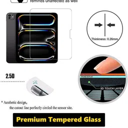 Vetrivel Tempered Glass Guard for iPad Pro M4 11 Inch (2024) image 4