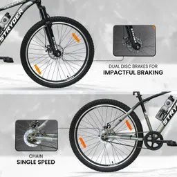 stryder Krueger 29" Single Speed Bicycle with Front Suspension | 29 T (inch) Mountain Cycle image 2