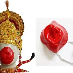 dhinchak Hanuman ji Nose costume for kids over age10 years . Party Mask image 5