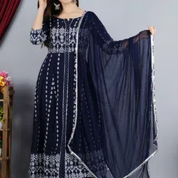 sapna fashion Women Viscose Rayon Kurta Palazzo Set-picture-27