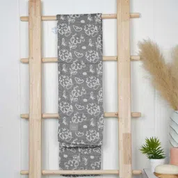 Charcoal Banana Jacquard Floral 250 GSM Bath Towel by DOCTOR TOWELS-picture-17