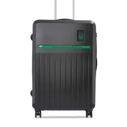 United Colors of Benetton Cobalt Textured Hard Sided Large Trolley Bag-76Cm-picture-15