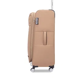 CARRIALL Pack of 2 Black & Beige Large & Medium Sized Luggage Combo image 3