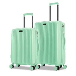 Nasher Miles Set Of 2 Auroville Textured Hard Sided Trolley Bags-picture-16