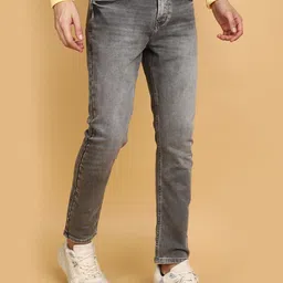 V-Mart Men Heavy Fade Clean Look Cotton Denim Jeans image 2
