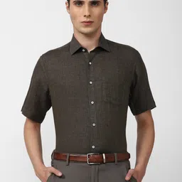 Van Heusen Men Brown Formal Shirt-picture-10