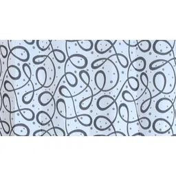 presto Grey Polyester Door Curtain image 2