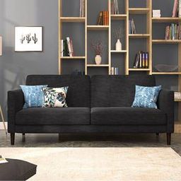 urban ladder Felicity 3 Seater Click Clack Sofa cum Bed In Graphite Grey Colour-picture-16