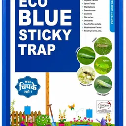 green revolution ECO Blue Sticky Trap For Garden and Farm, To control Thrips, Aphids, Leaf Miner. image 2