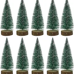imtra fashion SXMT-10 Miniature Christmas Tree Pack of 10 image 1