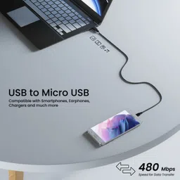 ElctroTech Micro USB Cable 2.4 A 1 m Elctro-05 image 3