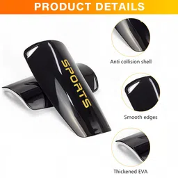 play hard Football Shin Guard and Socks Set for Kids Lightweight and Breathable Football Shin Guard image 3