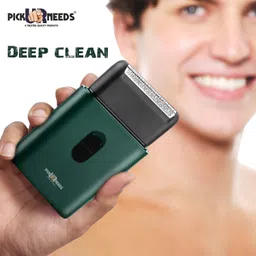 Pick Ur Needs 500 mAH Rechargeable Wet/Dry Razor for Face Care Beard TrimmerShaver For Men image 3