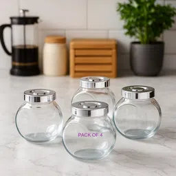 b7 creations Glass Pickle Jar - 200 ml-picture-11