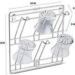 KM-wall glass stand-04 Stainless Steel Glass Holder-image-1