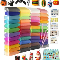 aretor Air Dry Multicolor Clay (Pack of12), Ligh Modeling Clay Fluffy Bouncing Clay Art Clay-picture-13