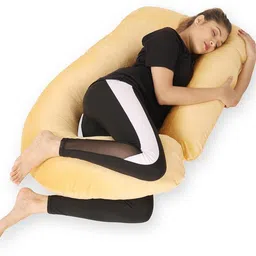 villagers LUXURY Microfibre Solid Pregnancy Pillow Pack of 1-picture-17