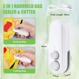 techel Portable Handheld Vacuum Food Sealer machine DCC26 Hand Held Heat Sealer image 2