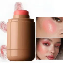 florero Pocket Blush Stick Natural Matte Blush for Cheeks Lips & Eyes image 1