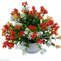 zonezer Pink, Purple Dried Twigs Artificial Flower with Pot image 2