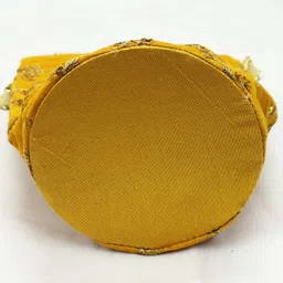 rajasthali Women Yellow Potli image 5