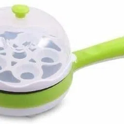 nhouse Multi-Function 2 in 1 Electric Egg Boiling Steamer Egg Frying Pan Egg Cooker image 1