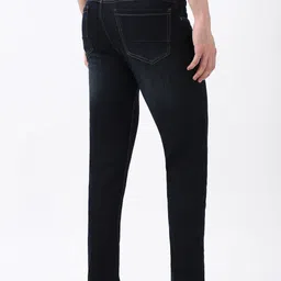 peter england Men Slim Mid Rise Blue Jeans image 2