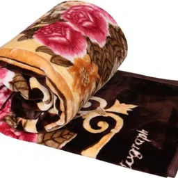 swikon star Floral Single Mink Blanket for Heavy Winter-picture-20