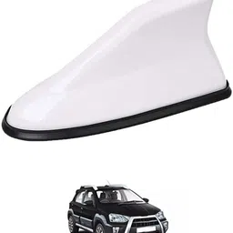 abjd Latest Desing Car Exterior Roof White Anteena For Signal Receiver-97 Unversal Fit Stylish White Shark Anteena For Car Roof-97 Satellite Vehicle Antenna image 1