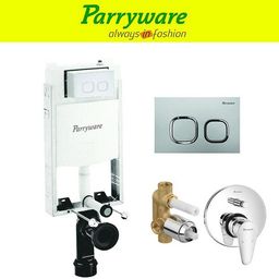 parryware Half Frame Concealed Cistern, with divater body upper uno set of 1 pic 112 Dual Flush Tank-picture-18