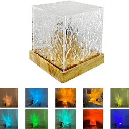 mokoto Ocean Water Ripple Wave Effect Projector Lamp & Decorative Light for Bedroom Table Lamp image 5