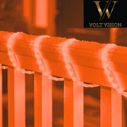 volt vision 1200 LEDs 5 m Orange Steady Strip Rice Lights image 4
