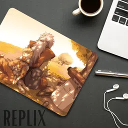Replix Naruto Theme Anime Printed Mousepad with Smooth Mouse Control for Laptop Non Slip Base Mousepad image 5