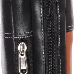 nipun enterprises Women Black Artificial Leather Document Holder - Regular Size image 3