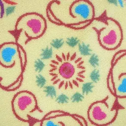 status Green Traditional Machine Made Nylon Carpet 2.5X2.5 Feet image 4