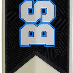 bsm Crown Blue Sticker Black Ivory Plastic Cricket Bat Size 8(34"x4"x2.25") PVC/Plastic Cricket Bat For 15+ Yrs-picture-16