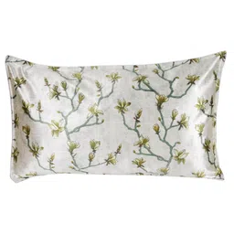 Green Floral 210TC Polyester Blend 17 x 27 Inches Pillow Covers (Set of 2) by The Conversion image 5