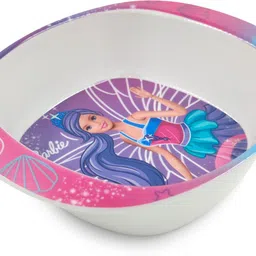 superware Pack of 5 Melamin Food Grade | Kids Dinner Set – Barbie Angle |Tableware, Stain free Dinner Set image 3