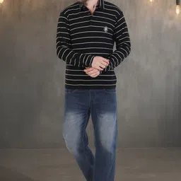 marc luarente Men Full Sleeve Striped Sweatshirt-picture-17