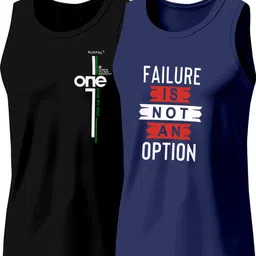 flicfol Pack of 2 Men Vest image 1