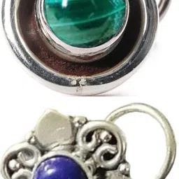 jsag Sterling Silver Plated Sterling Silver Nose Stud-picture-24