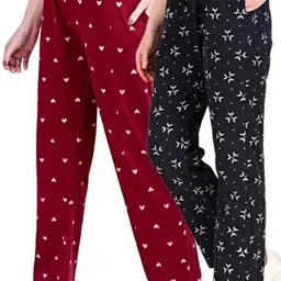 pstenterprises Pack of 2 Daily Use Women Pyjama-picture-46